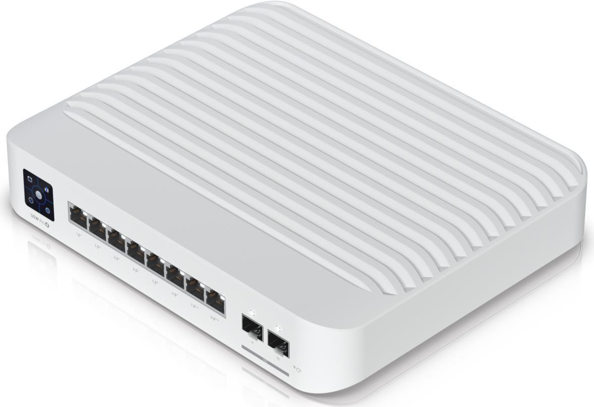 Switch Gerido UBIQUITI UniFi USW-PRO-8-POE (Gigabit Ethernet - 56 Gbit/s - L2/L3 - Branco)