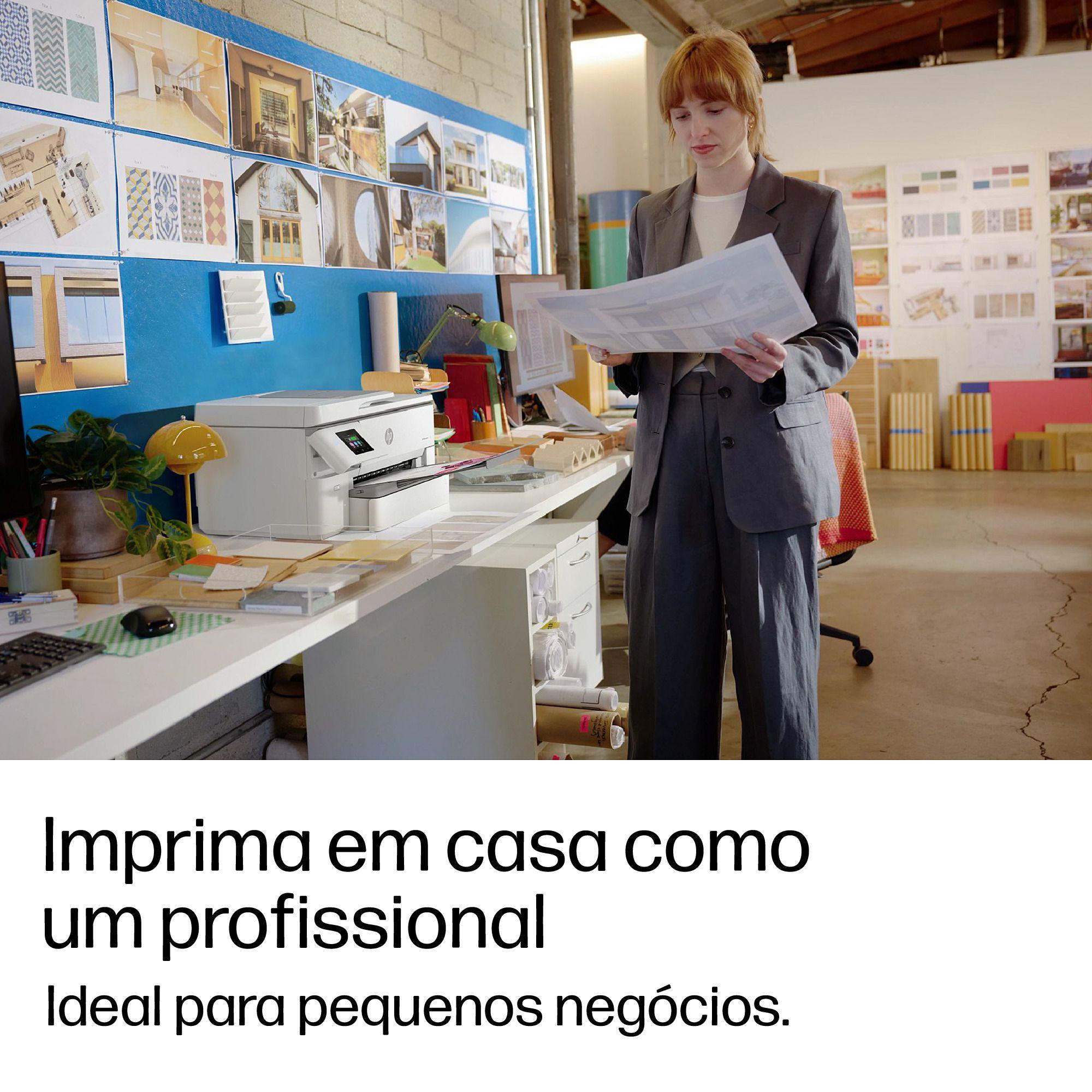 Impressora Multifunções HP OfficeJet Pro 9720e (A3 - Impressão a cores - 250 folhas - Cinzento), miniatura 15