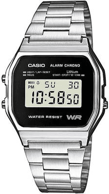Relógio Digital CASIO A158WEA-1EF (Resina - Prateado)