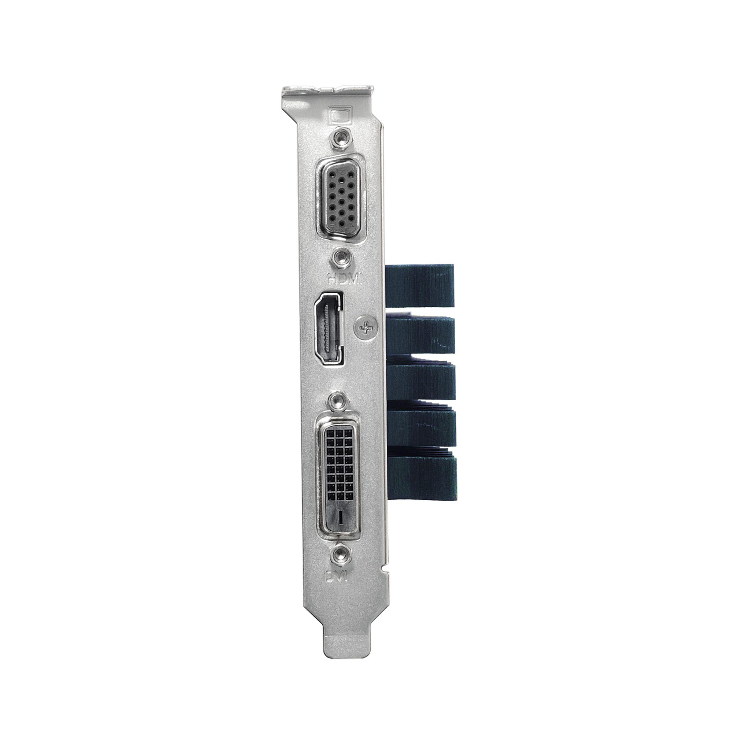 Placa Gráfica ASUS GT710-SL-2GD5-BRK-EVO (GeForce GT 710 - 5012 MHz - Low-Profile - Preto e Azul) — miniatura 3