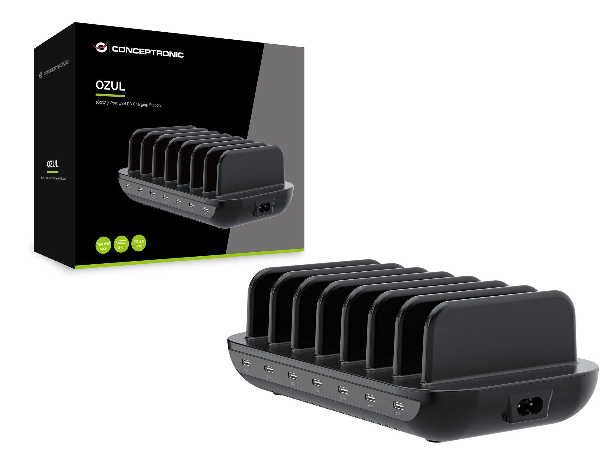 Carregador USB-C CONCEPTRONIC OZUL07B (AC, USB Type-C para USB Type-C - Universal - Preto), miniatura 4