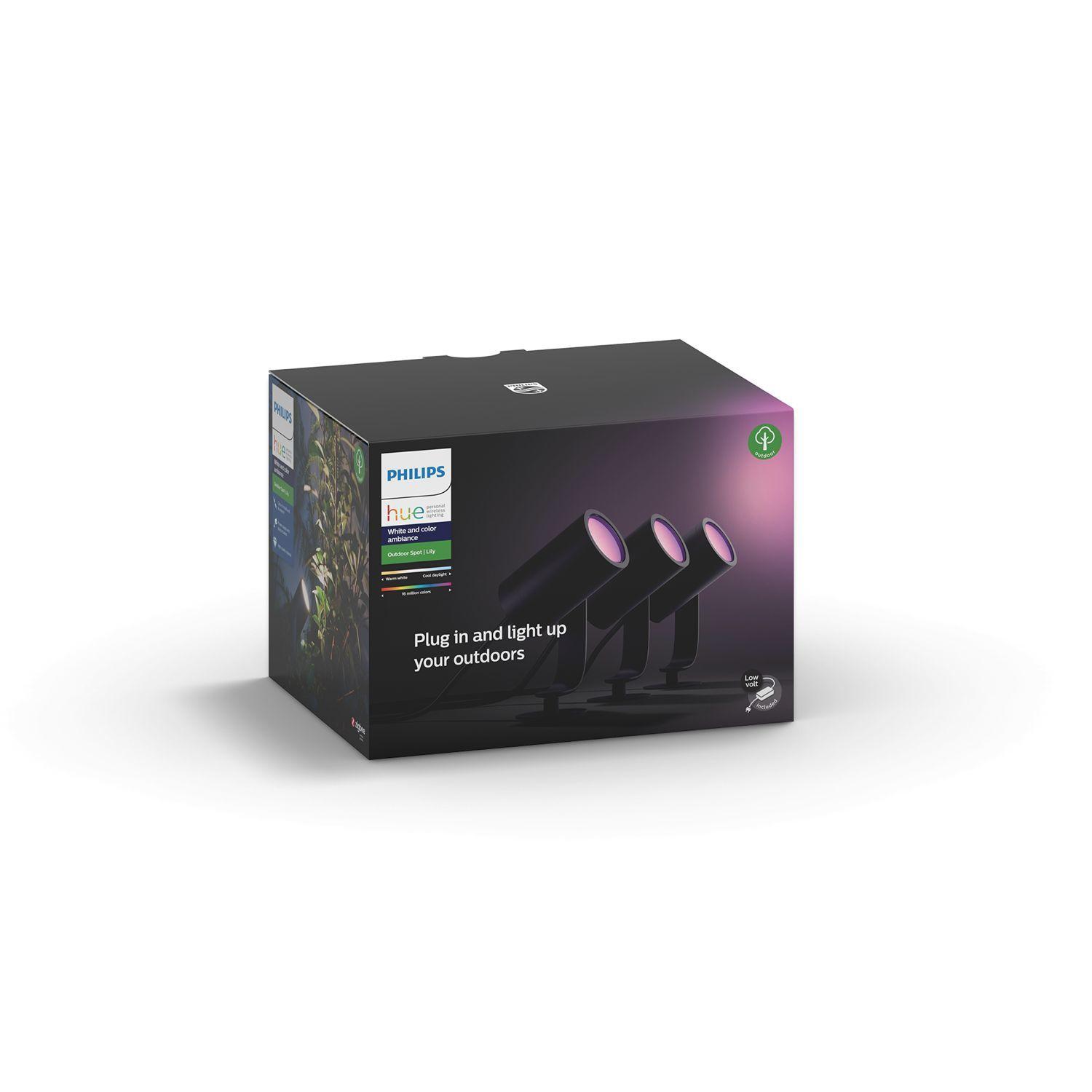 Foco de Jardim Inteligente PHILIPS Hue Lily 17414/30/P7 (Alumínio - Preto), miniatura 9