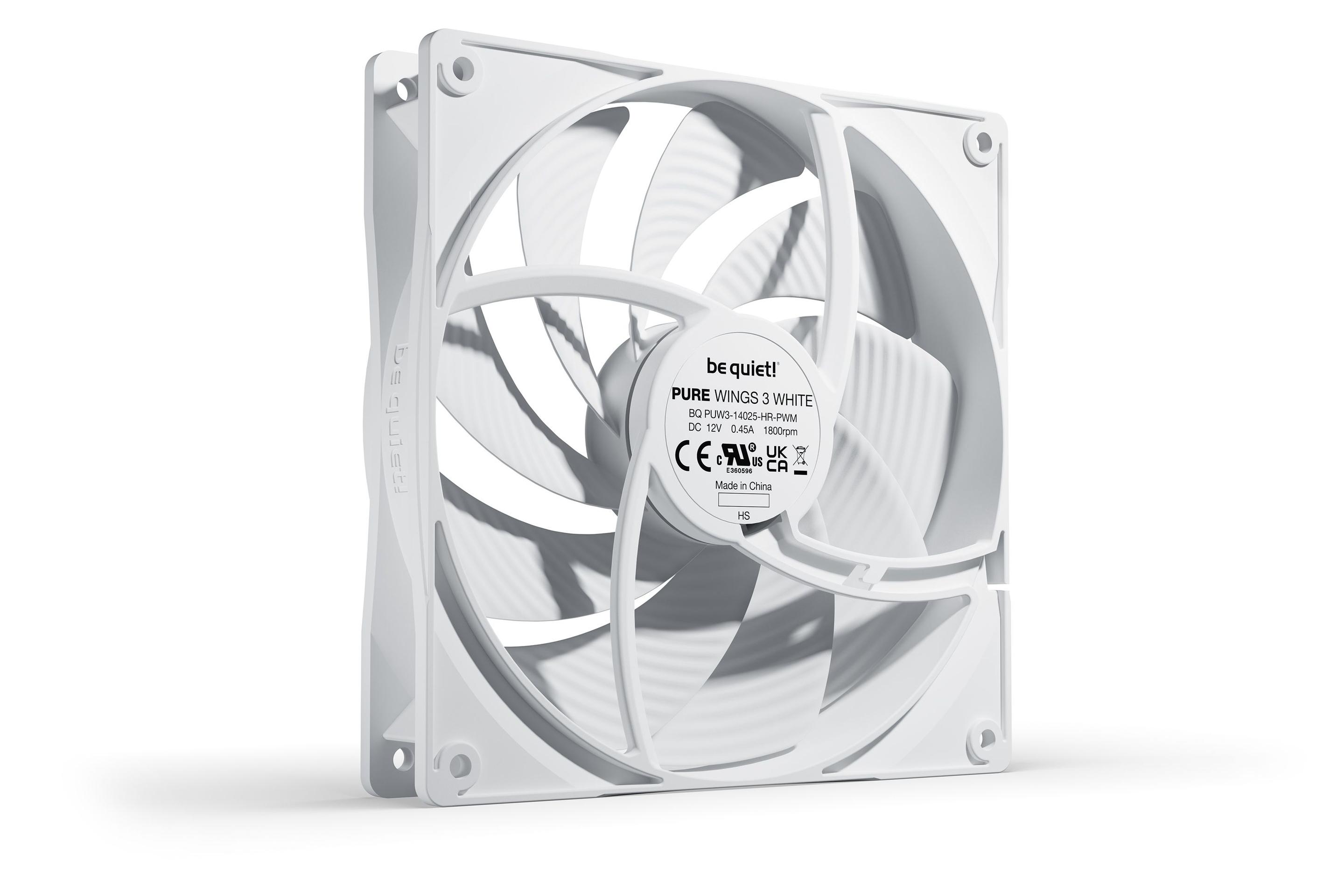 Ventoinha para Caixa de PC BE QUIET! Pure Wings 3 BL113 (Branco) — miniatura 2
