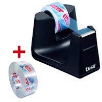 Dispensador de Fita Adesiva de Secretária TESA Smart (Preto)