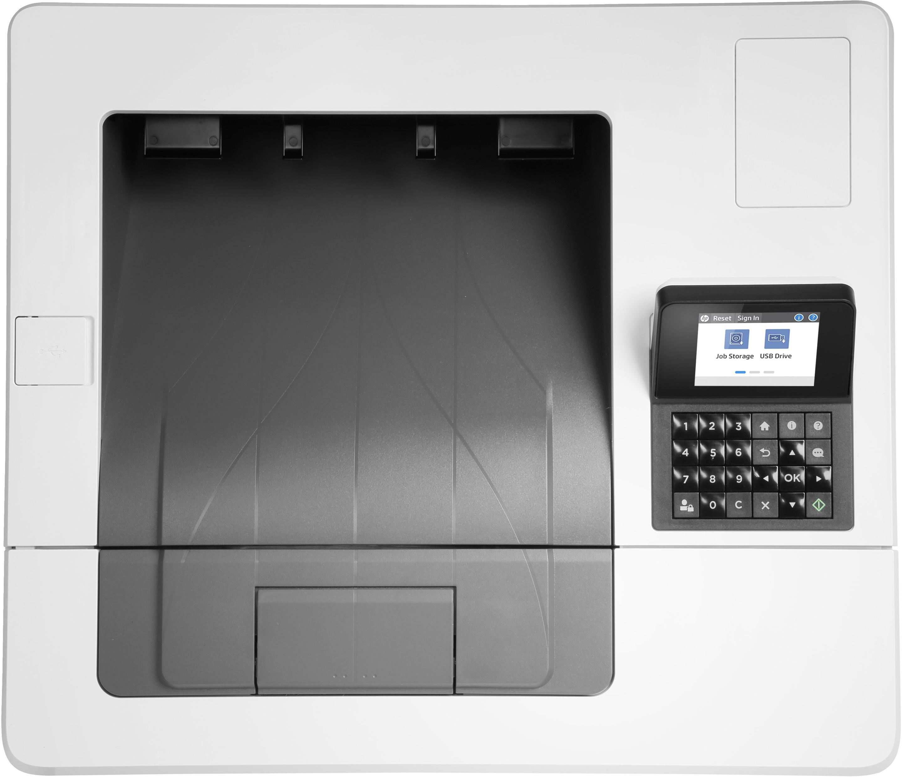 Impressora Laser Monocromática HP LaserJet Enterprise M507dn (A4 - Impressão a preto e branco - 650 folhas - Branco) — miniatura 3
