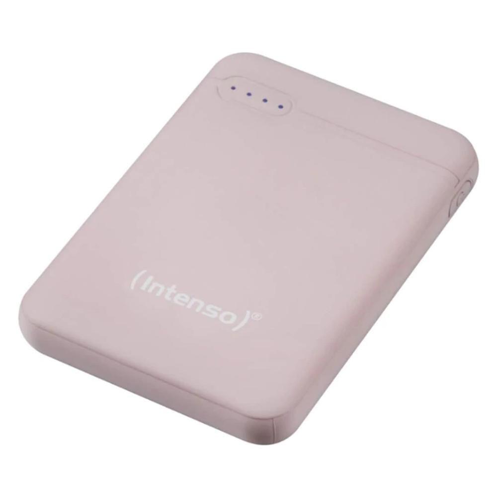 Powerbank INTENSO XS5000 (5000 mAh - Micro-USB e USB Tipo-C - 40" - Rosa)