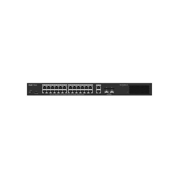 Switch de Rede Gerido REYEE RG-ES228GS-LP (10/100/1000 Mbit/s - 56 Gbit/s - L2 - Preto) — miniatura 4