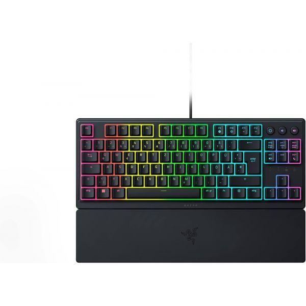 Teclado RAZER Ornata V3 TKL (Alemão - Razer Mecha-Membrane - USB - Preto)