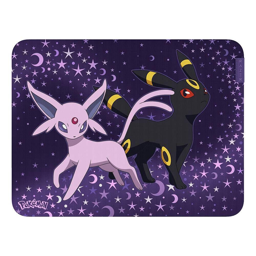 Tapete de Rato Gaming RAZER Gigantus V2 Medium Pokémon Umbreon & Espeon Edition (M - Espuma, microfibra, borracha - 3 mm - Roxo) — miniatura 2