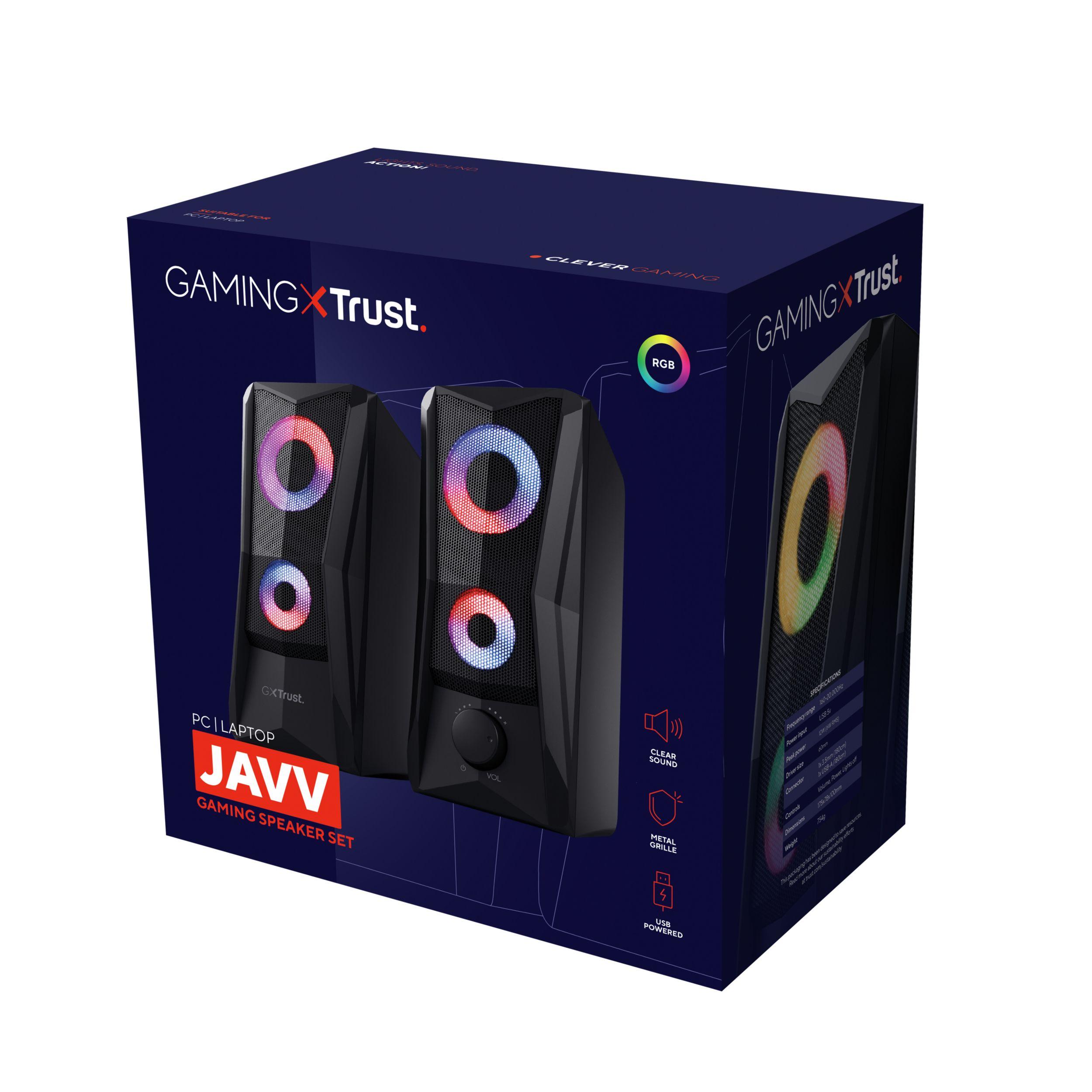 Colunas TRUST GXT 606 JAVV (Com fios - 12 W - 2.0 canais - Preto), miniatura 5
