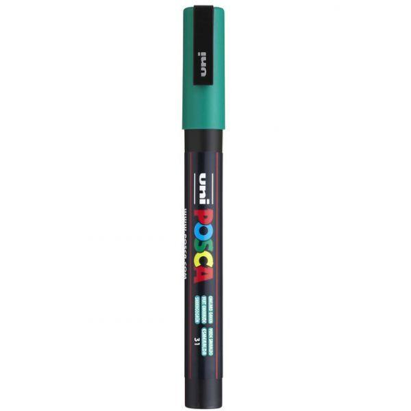 Marcador de Pintura POSCA PC-3M (Plástico - Verde Esmeralda), miniatura 2