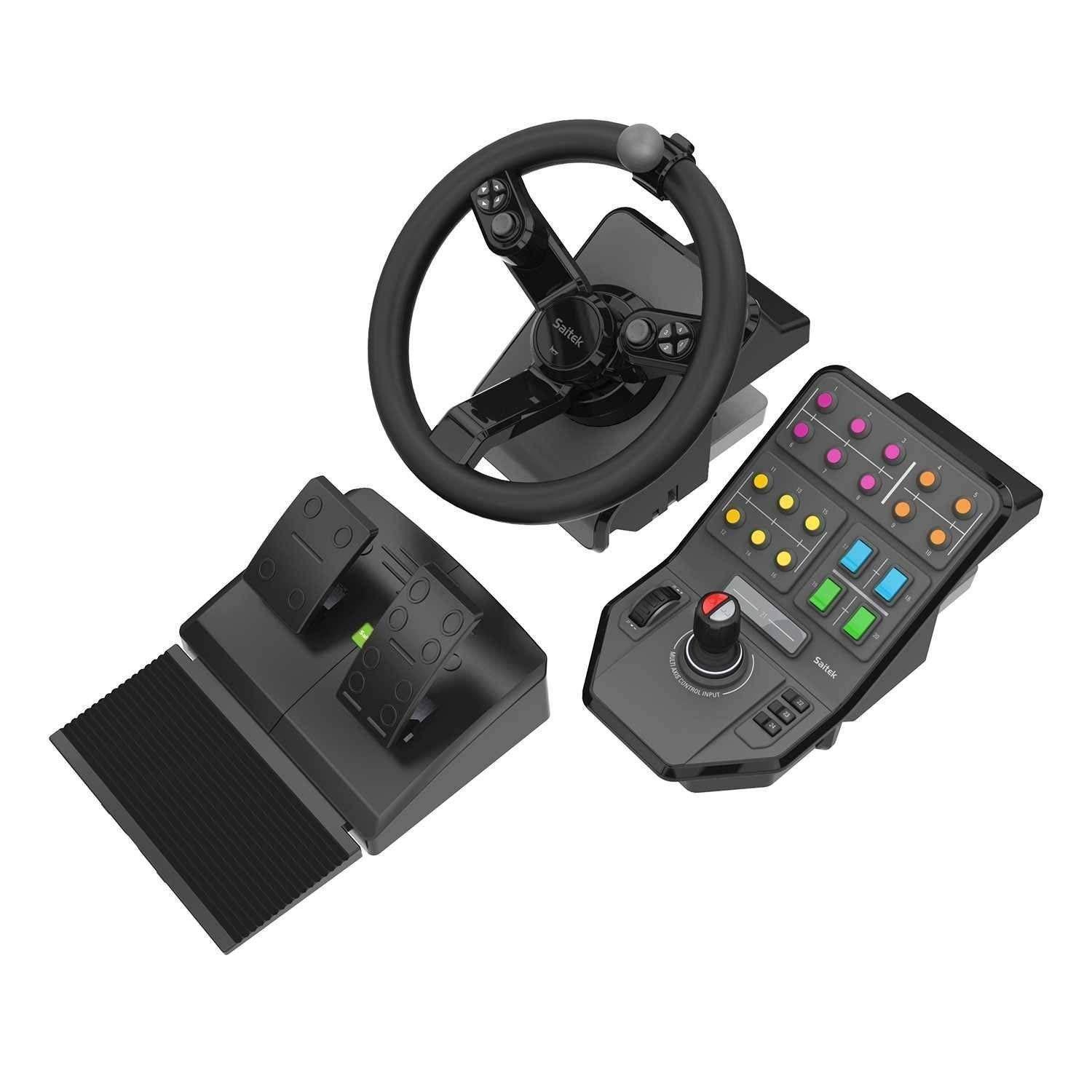 Volante e Pedais LOGITECH G Heavy Equipment Bundle (Windows - Com fios - Preto) — miniatura 3