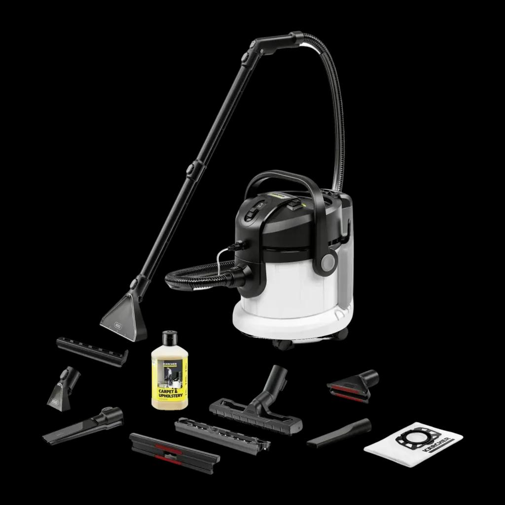 Aspirador de Sólidos e Líquidos KÄRCHER SE 4 Plus (Altura 53,5 cm - Branco e Preto)