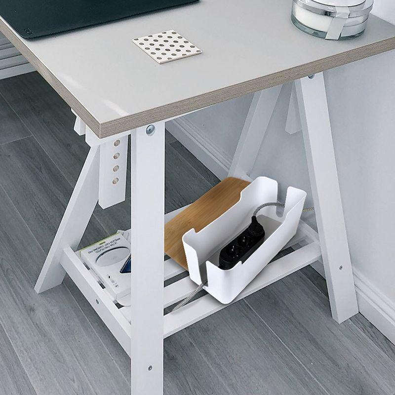 Caixa Organizadora para Extensões Elétricas LOGILINK KAB0075 (Bamboo, Plástico - Branco e Madeira), miniatura 6