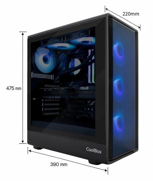 Caixa de Computador COOLBOX GA700 Darkside (315 mm - Preto) — miniatura 11