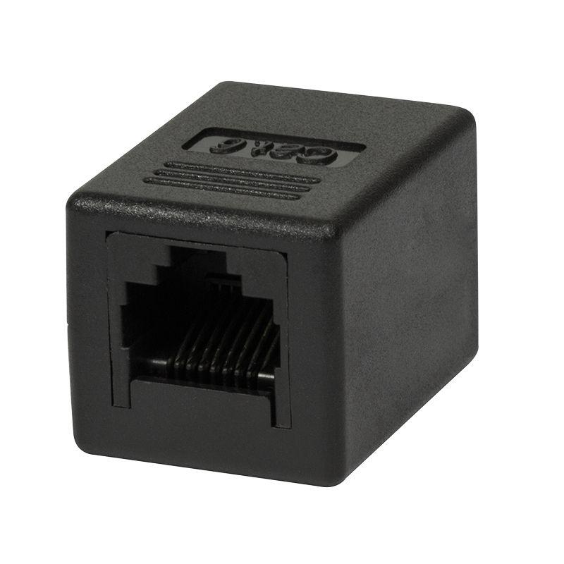 Acoplador RJ45 LOGILINK NP0034A (RJ-45 - Cat6 - Preto), miniatura 2