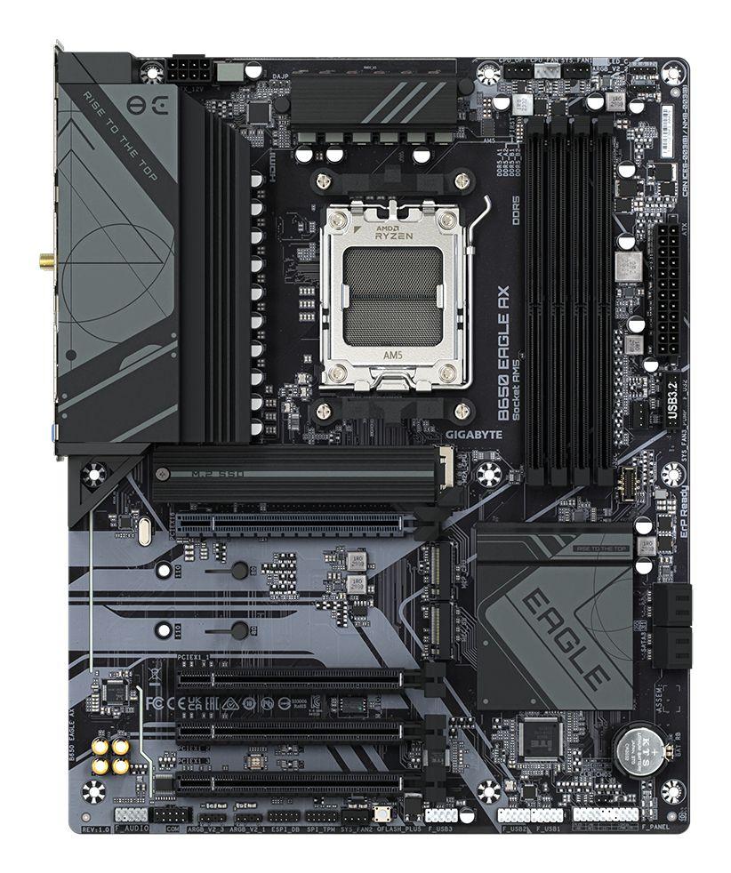 Motherboard GIGABYTE B650 EAGLE AX (AM5 - ATX - Duplo canal - Castanho) — miniatura 2