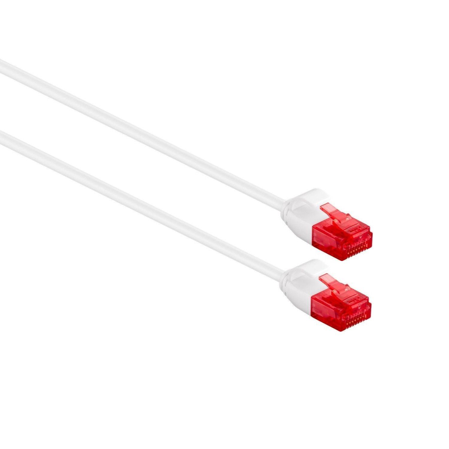 Cabo de Rede EWENT IM1036 (0,5 m - Cat6 - RJ-45 - Branco) — miniatura 3