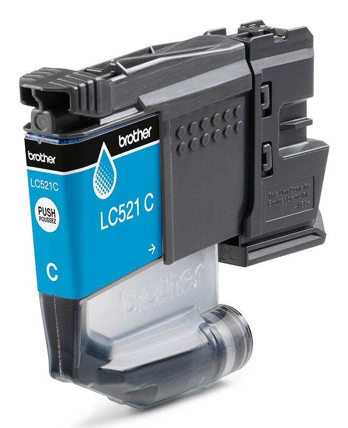 Tinteiro BROTHER LC521C (500 páginas - Ciano) — miniatura 5