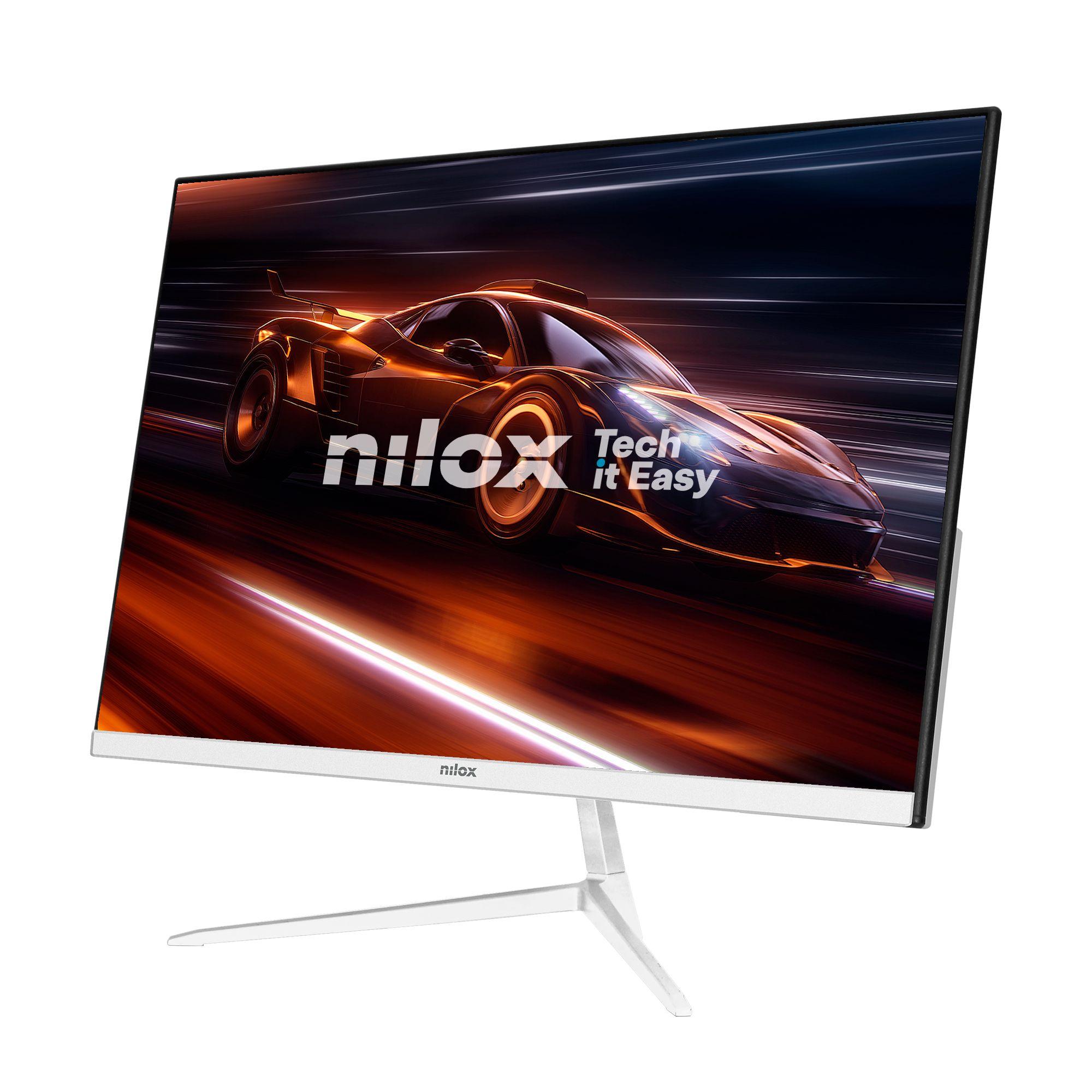 Monitor NILOX NXM24FHD2001 (23,8" - IPS - 200 Hz - Branco) — miniatura 2