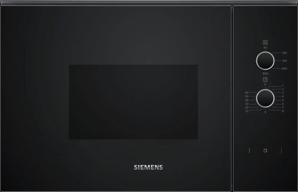 Micro-ondas de Encastre SIEMENS BF520LMA1 (Altura 38,2 cm - Preto)