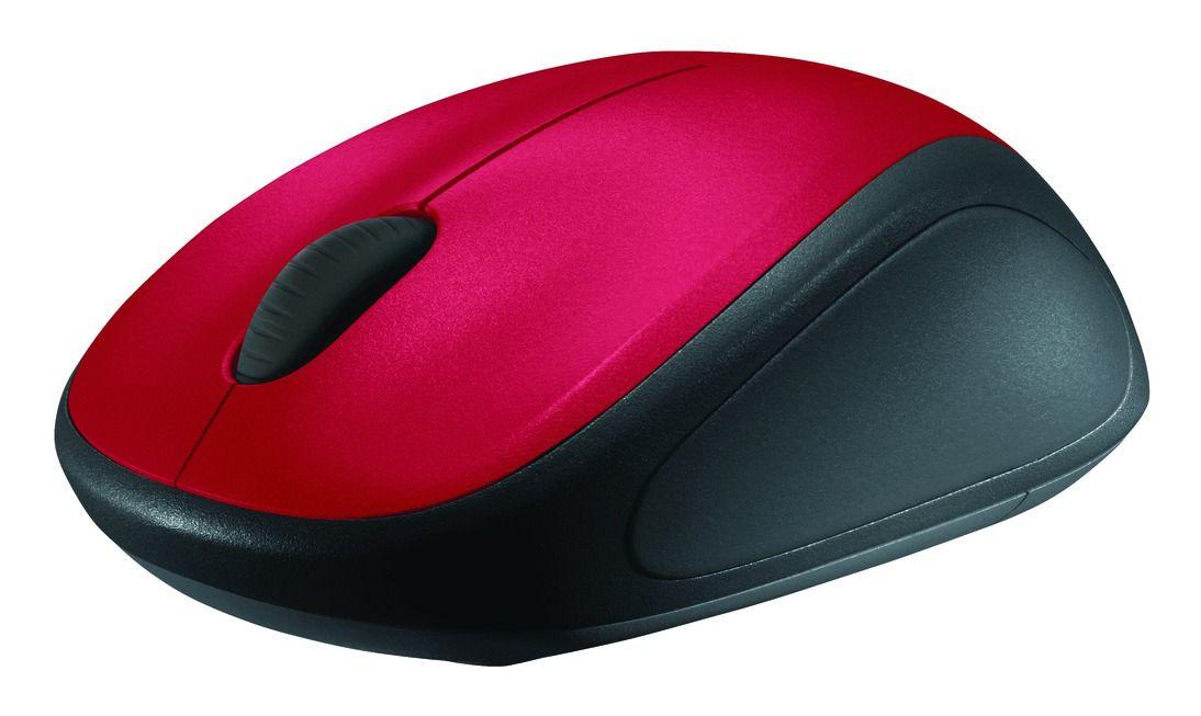 Rato LOGITECH M235 (Ambidestro - 1000 DPI - Óptico - Vermelho) — miniatura 2