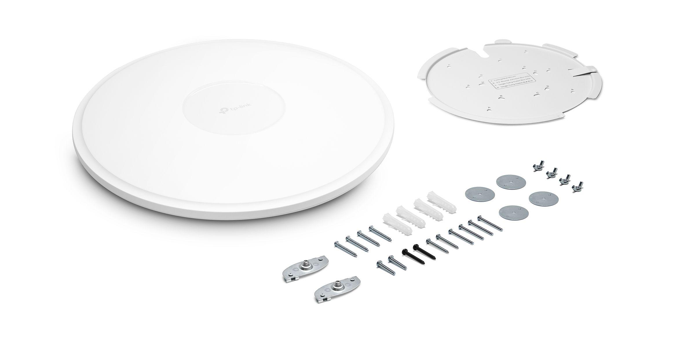 Ponto de Acesso TP-LINK EAP772 (9300 Mbit/s - 2,4 GHz, 5 GHz e 6 GHz - 1 unidade - Branco), miniatura 5