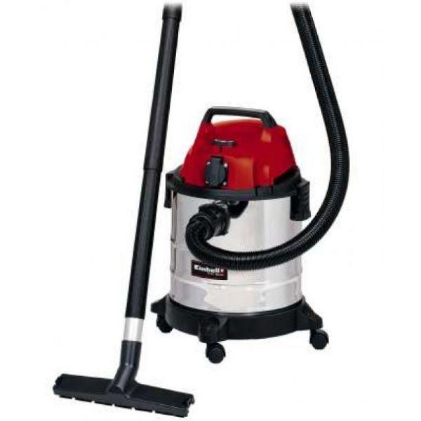 Aspirador de Líquidos e Sólidos EINHELL TC-VC 1820 S A (Aço inoxidável - Prateado)