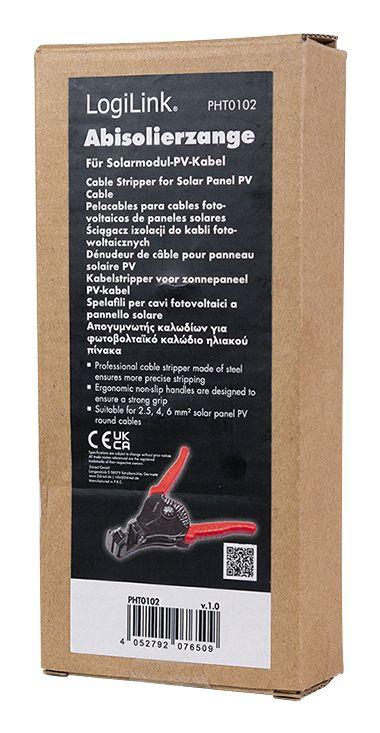 Alicate Descarnador LOGILINK PHT0102 (Metal - Preto e Vermelho) — miniatura 6
