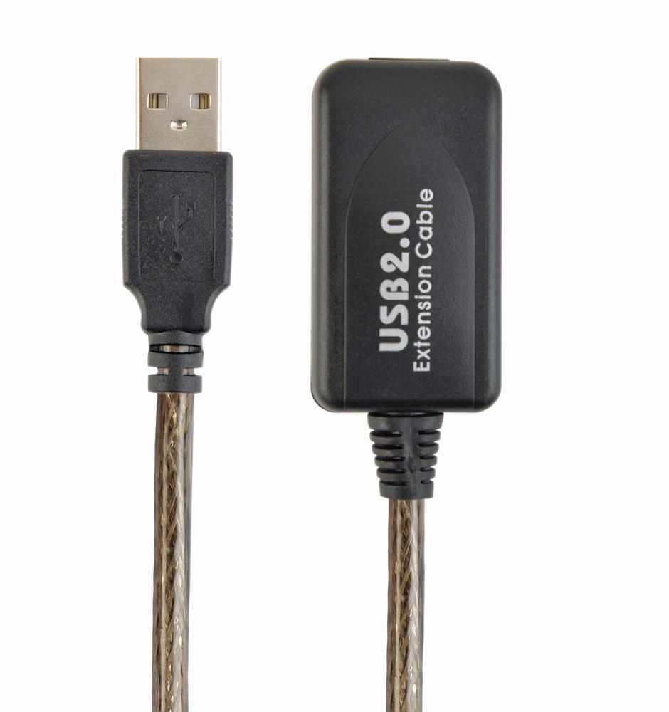 Cabo de Extensão USB GEMBIRD UAE-01-5M (5 m - USB A - Preto)