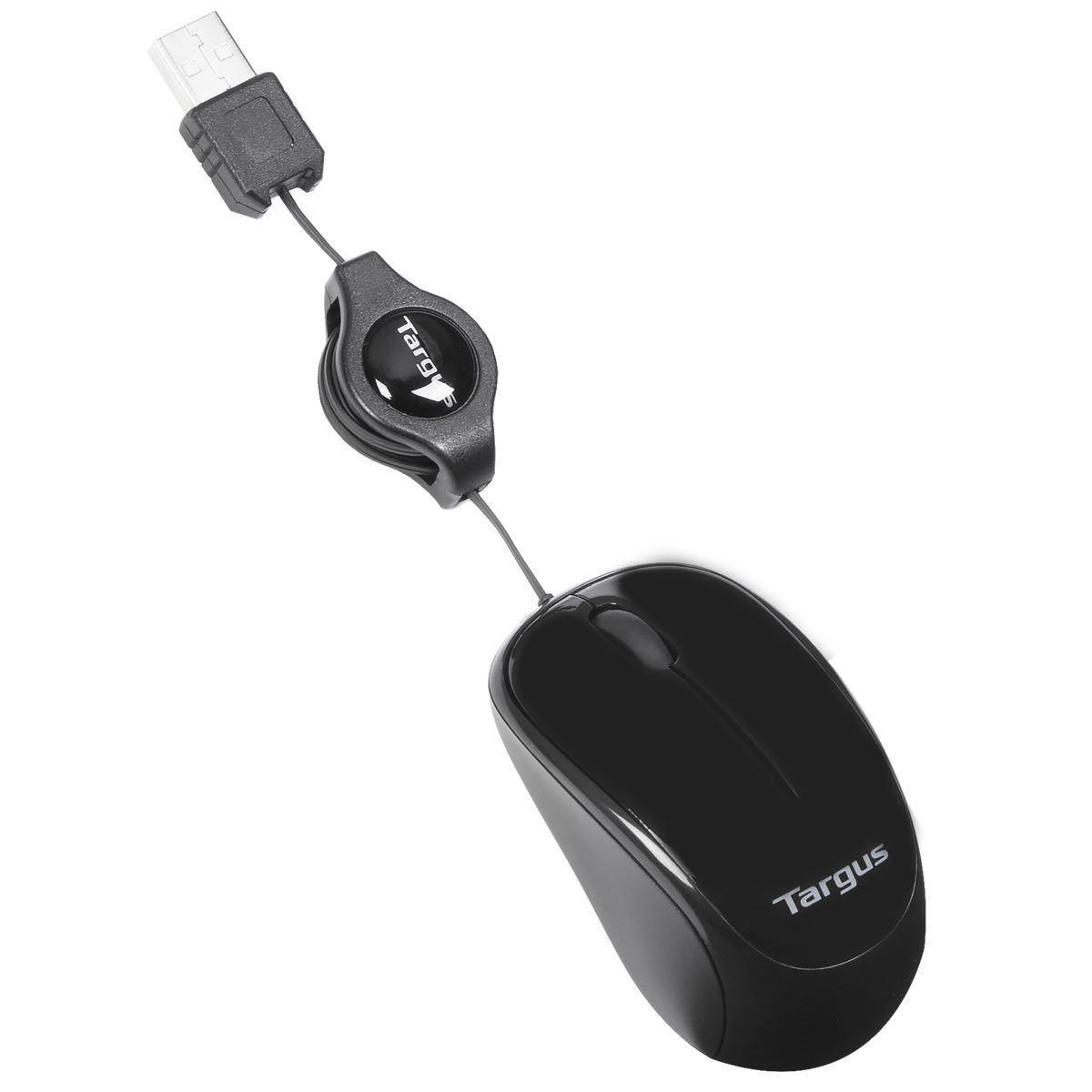 Rato TARGUS AMU75EU (Ambidestro - 1000 DPI - Blue Trace - Preto)