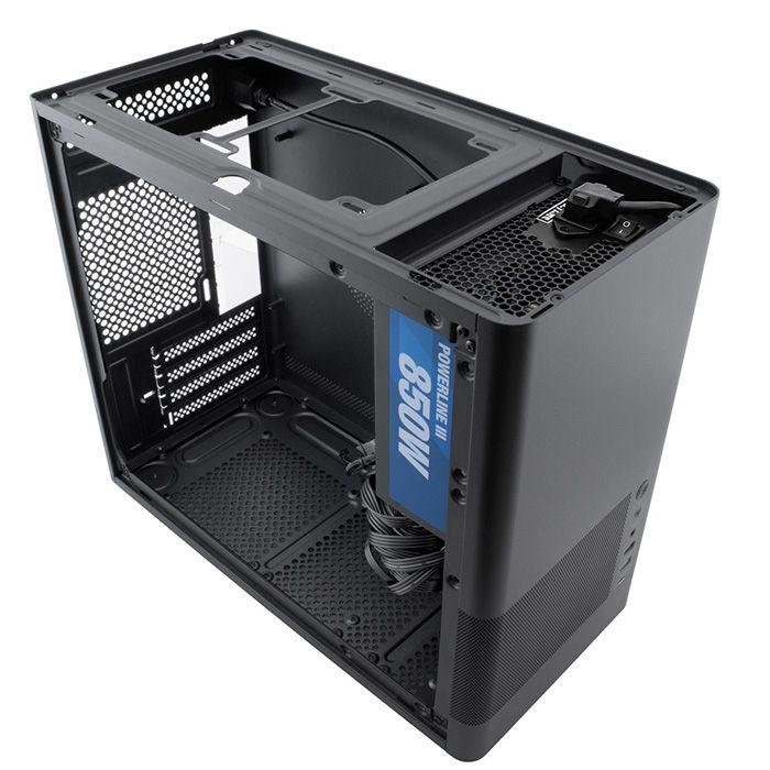 Caixa PC COOLBOX MP2 (Mini-ATX, Mini-ITX, Micro ATX - Midi Tower - Aço SPCC de 0,8 mm - Preto), miniatura 10