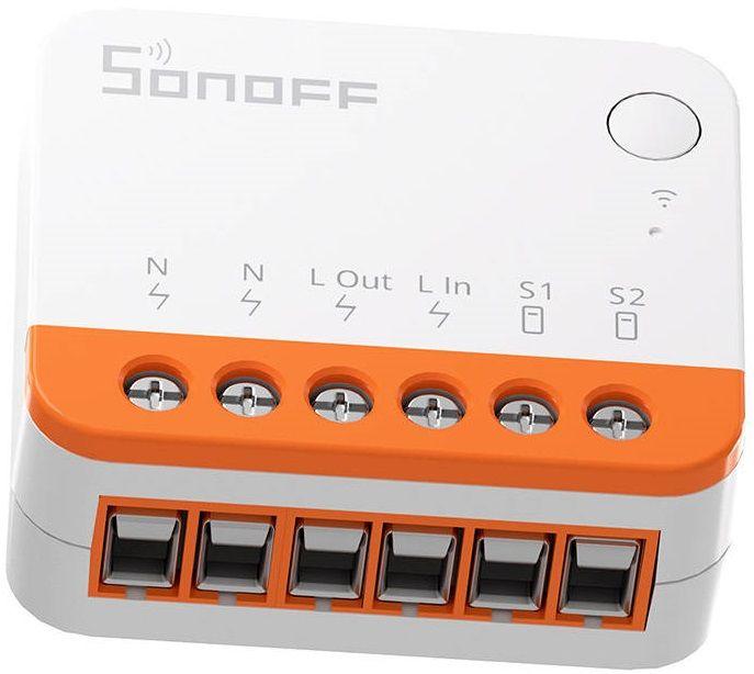 Relé Inteligente Wi-Fi SONOFF MINIR4 (Policarbonato - Branco e Laranja), miniatura 3