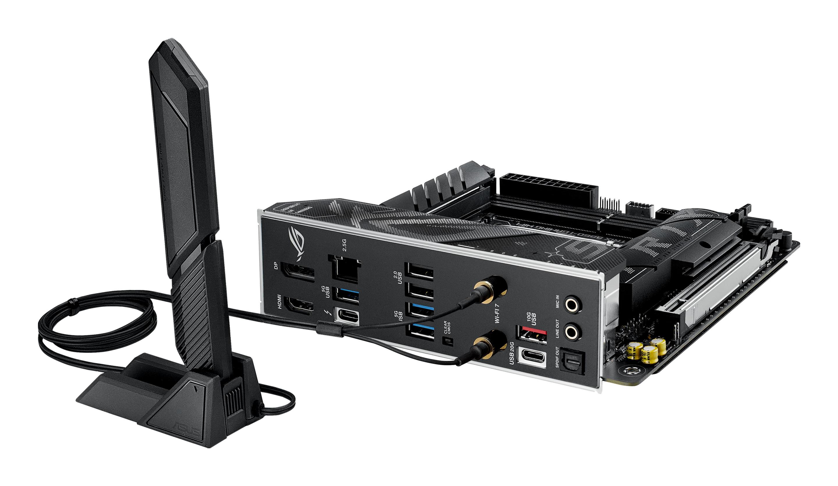 Motherboard ASUS ROG STRIX B860-I GAMING WIFI (LGA 1851 (Socket V1) - Intel Core Ultra - mini-ITX - Multicor), miniatura 8