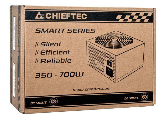 Fonte de Alimentação CHIEFTEC Smart GPS-500A8 (ATX - 500 W - Não modular - Preto), miniatura 4