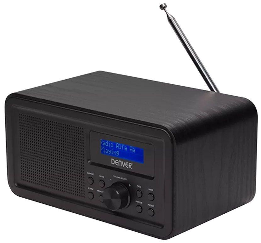 Rádio DAB+ DENVER DAB-30BLACK (1 W - Preto), miniatura 2