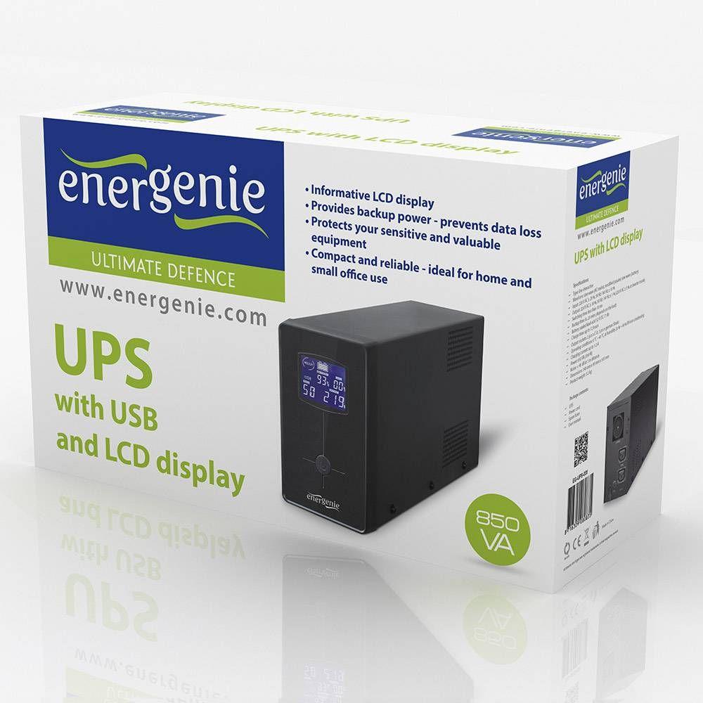 UPS Line-Interactive GEMBIRD EG-UPS-032 (USB - Preto), miniatura 4