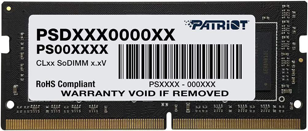 Memória RAM PATRIOT PSD432G32002S (3200 MHz - 32 GB - SO-DIMM)