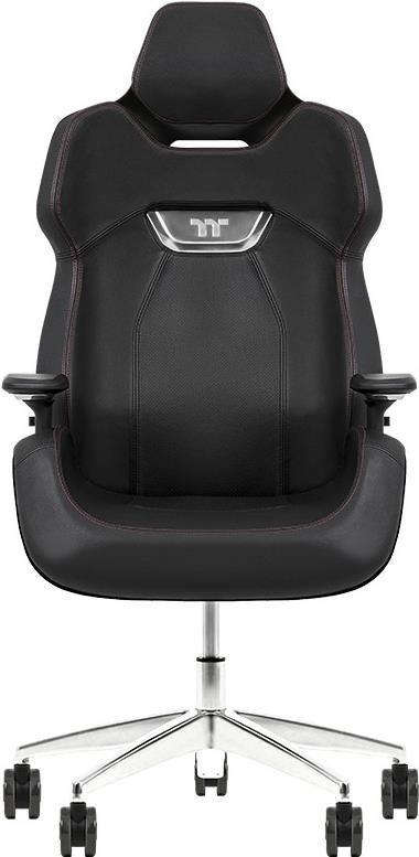 Cadeira Gaming THERMALTAKE ARGENT E700 (Até 126° - Couro genuíno e alumínio - Preto)