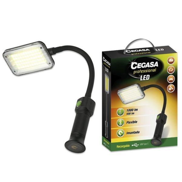 Lanterna LED Flexível Profissional CEGASA IN-MC-331509 (Preto)