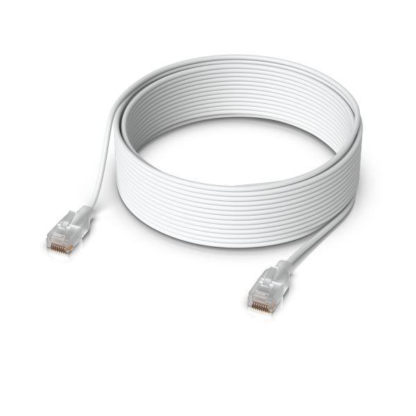 Cabo de Rede UBIQUITI UACC-CABLE-PATCH-EL-15M-W (15 m - RJ-45 - PoE++ - Branco) — miniatura 2