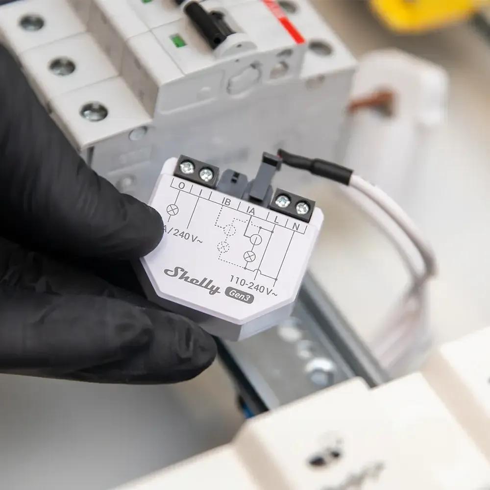 Módulo de Automação para Medição de Energia SHELLY EM Gen3 + 50A CT (Plástico - Branco e Cinzento Escuro), miniatura 5