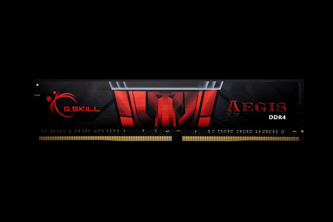 Memória RAM G.SKILL AEGIS F4-2400C17D-16GIS (2400 MHz - 16 GB - DIMM)