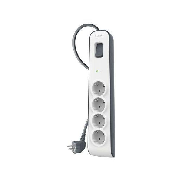 Régua de Proteção Contra Sobretensão BELKIN BSV400VF2M-V2 (Tipo F - Cinzento e Branco), miniatura 2