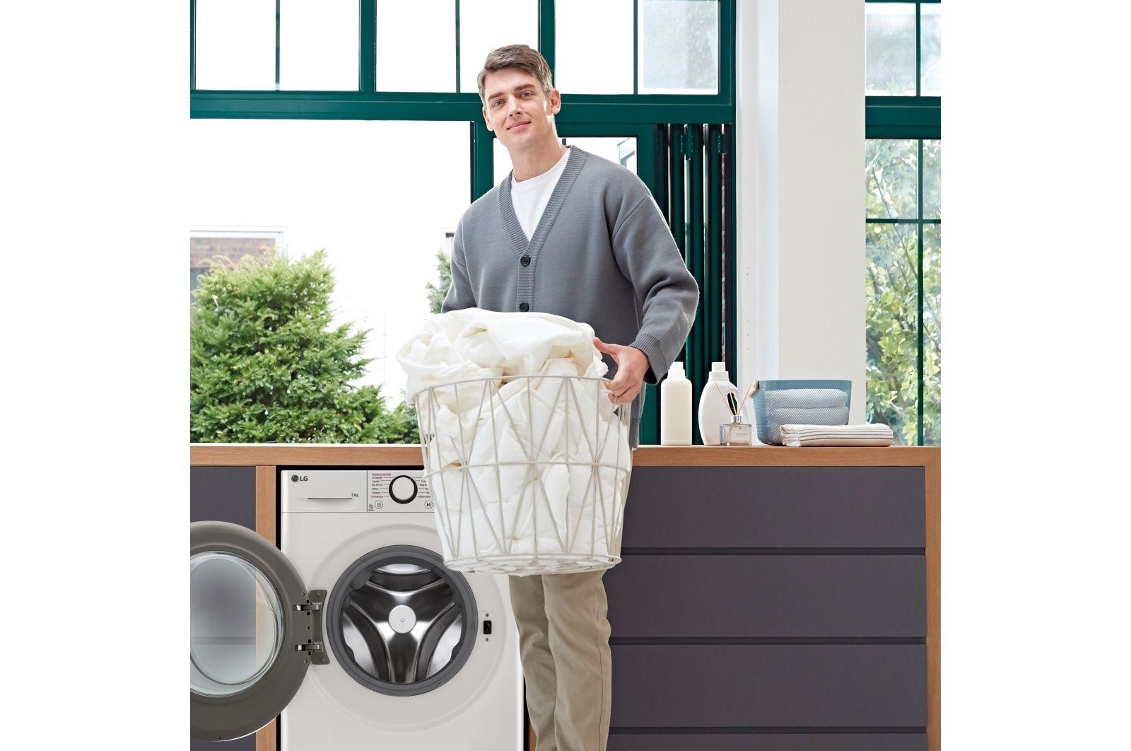 Máquina de Lavar Roupa Independente LG F4WR6013A0W (1360 RPM - A - 58 l - Branco), miniatura 6