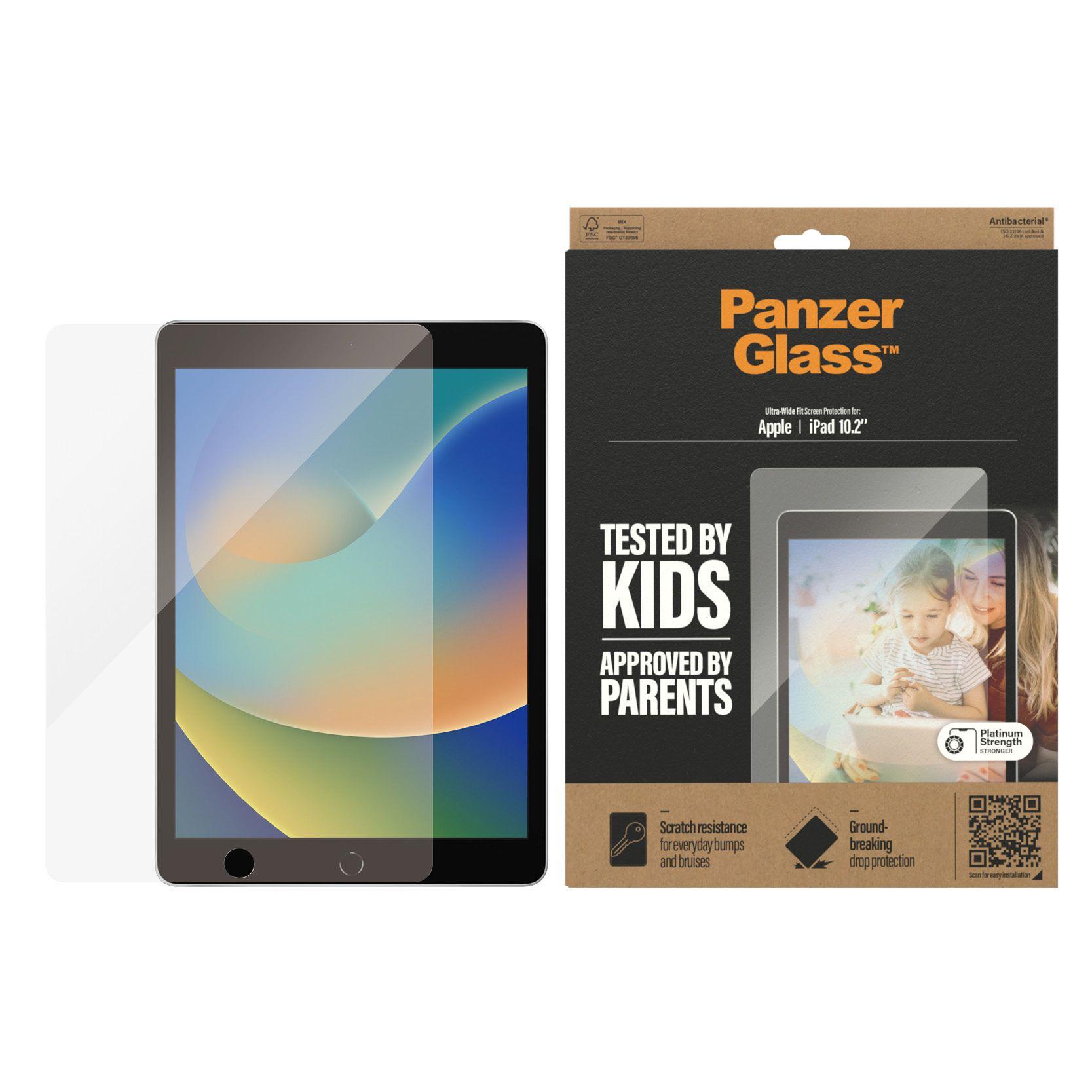 Protetor de Ecrã PANZERGLASS 2673 para iPad 10,2″ (2019-2021) (Apple - Transparente) — miniatura 2