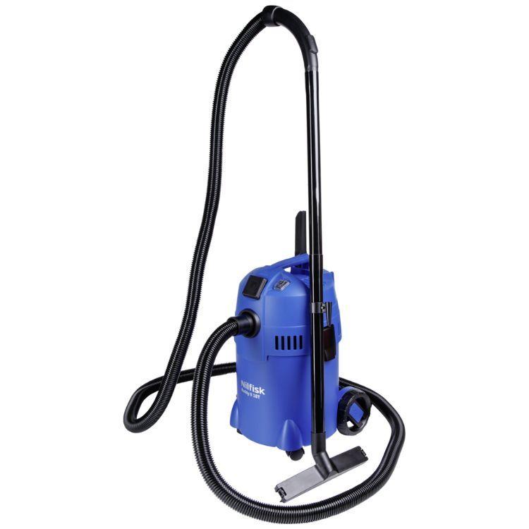 Aspirador de Sólidos e Líquidos NILFISK Buddy II 18T (Altura 53 cm - Preto/Azul), miniatura 2