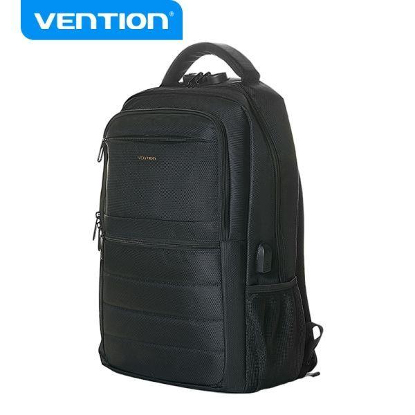 Mochila VENTION KRKB0 (20 l - 100% poliéster - Portáteis até 17" - Preto), miniatura 2