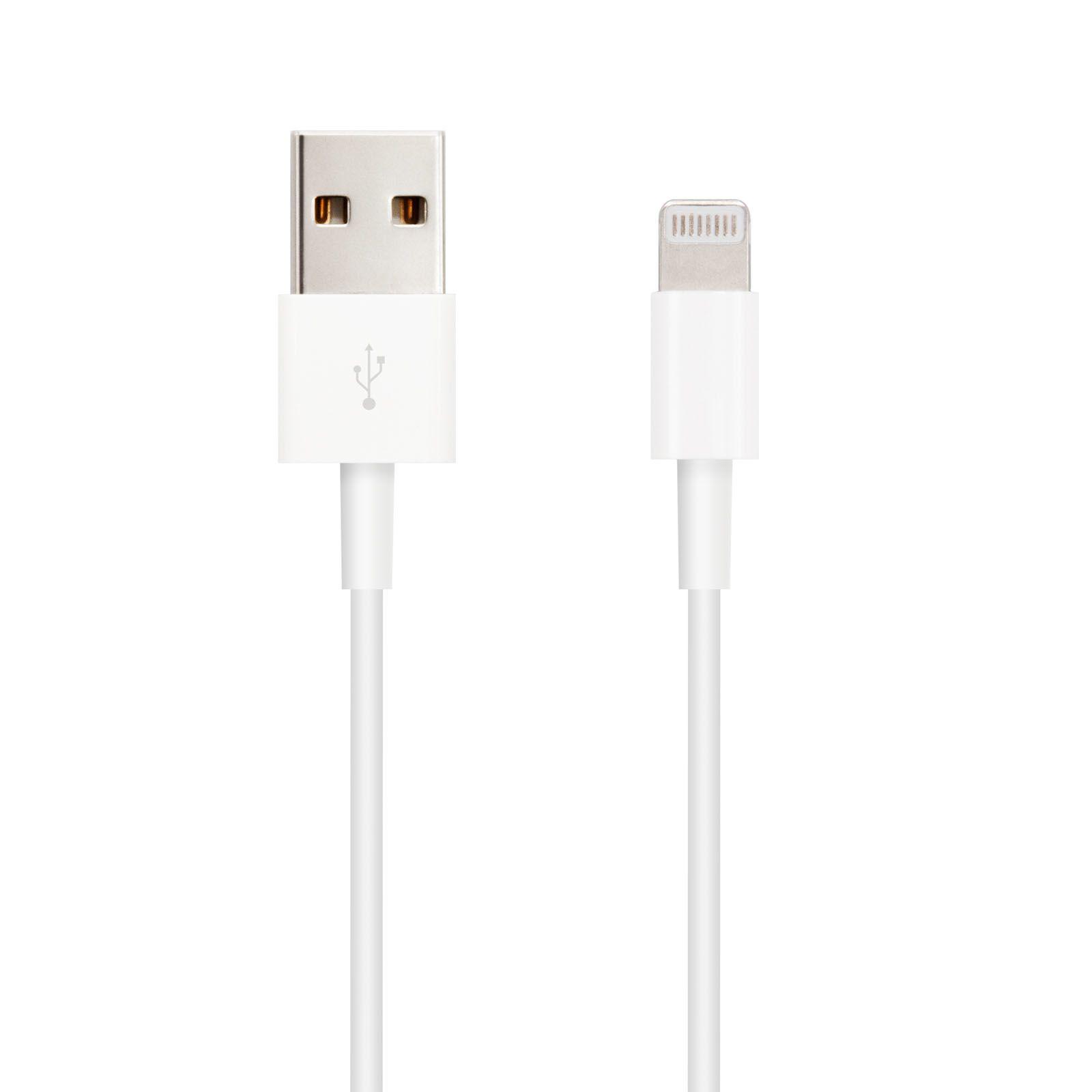 Cabo Lightning NANOCABLE 10.10.0401 (1 m - USB A - Branco) — miniatura 2