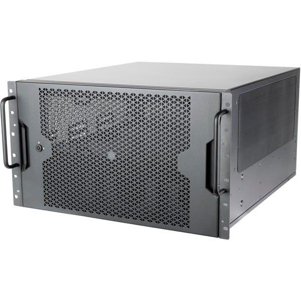 Caixa de Servidor para Rack SILVERSTONE SST-RM61-312 (6U, 19 polegadas - Preto)
